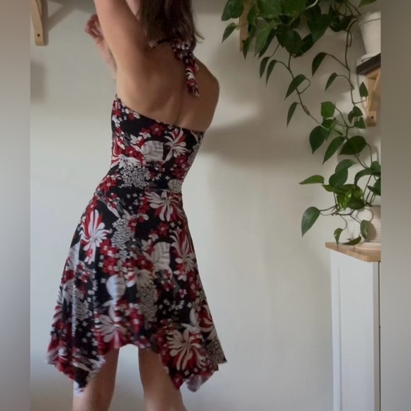🌺 Zone Choc Y2K Halter Dress – Size Small - Picture 6 of 7